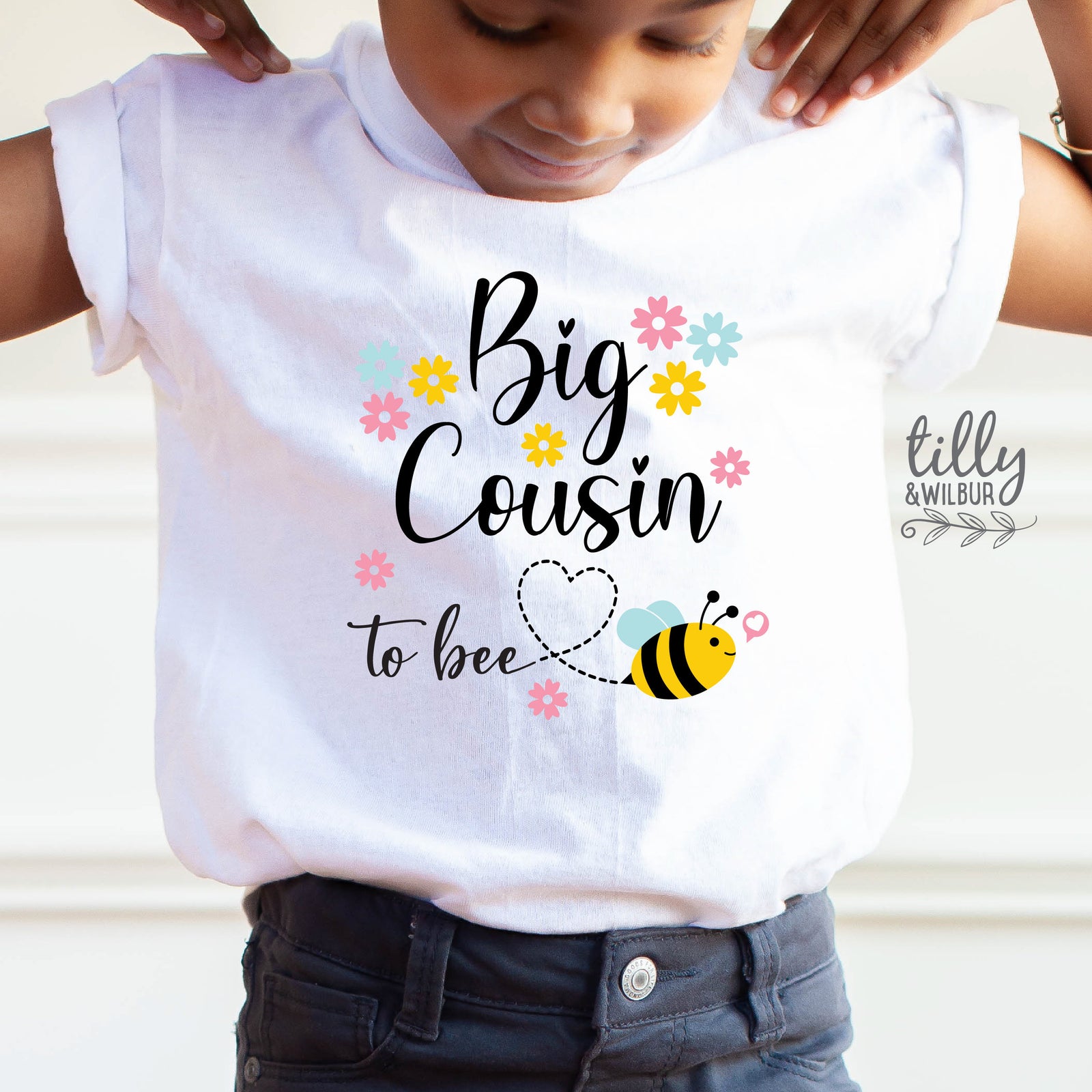 Big Cousin To Bee T-Shirt - Cousin Announcement Bee Tee
