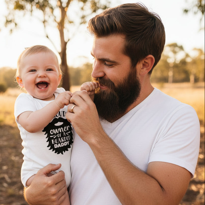 Proud Owner Of A Bearded Daddy Bodysuit