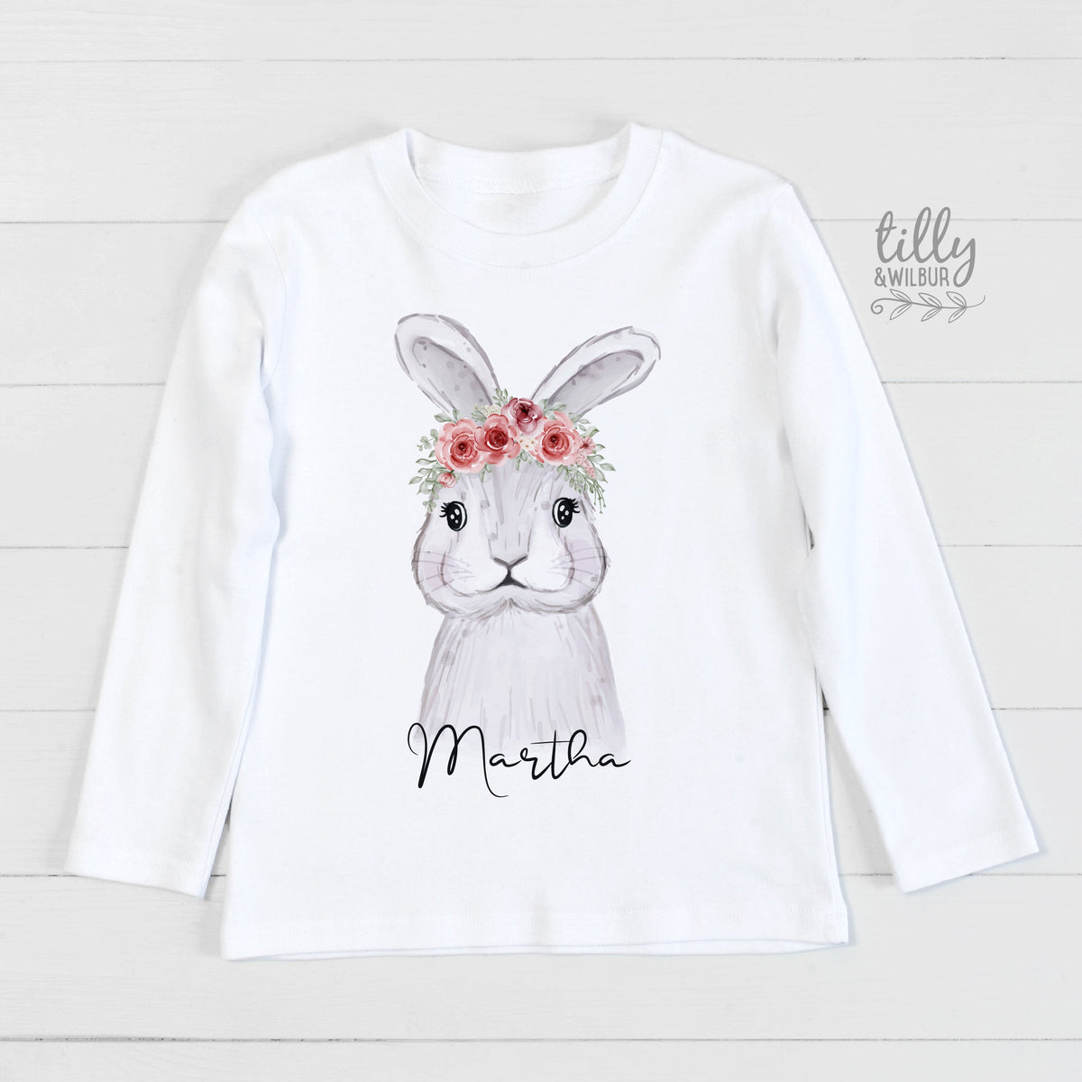 Personalised Name Easter Bunny MORE COLOURS &amp; STYLES