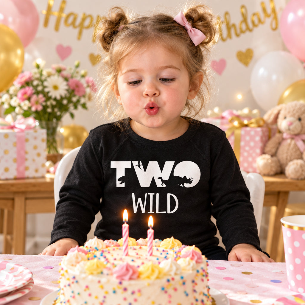 Two Wild Dinosaur 2nd Birthday T-Shirt