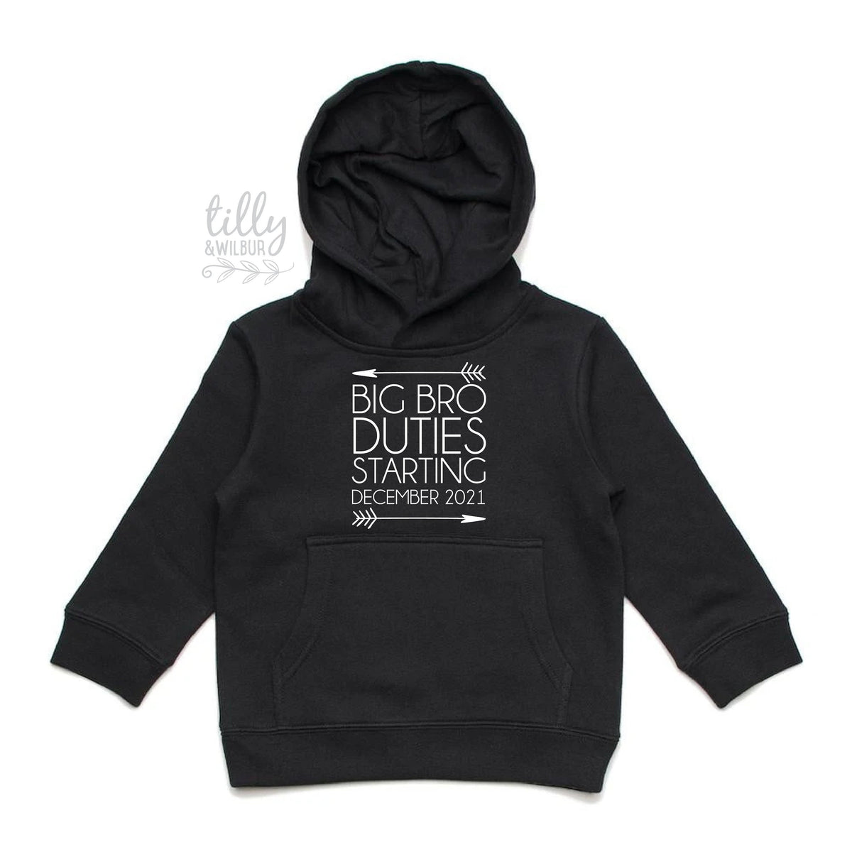 Personalised Big Bro Duties T-Shirt – Starting Date Announcement