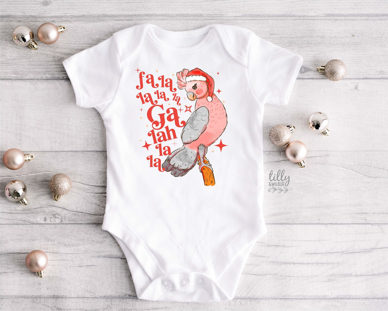 *MORE COLOURS AVAILABLE* Fa La La La Galah Christmas T-Shirt