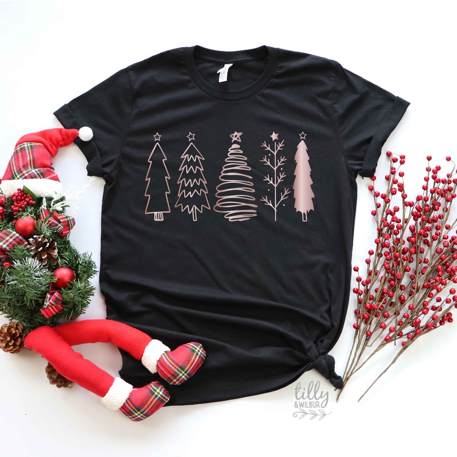 *MORE COLOURS AVAILABLE* Christmas Tree Rose Gold