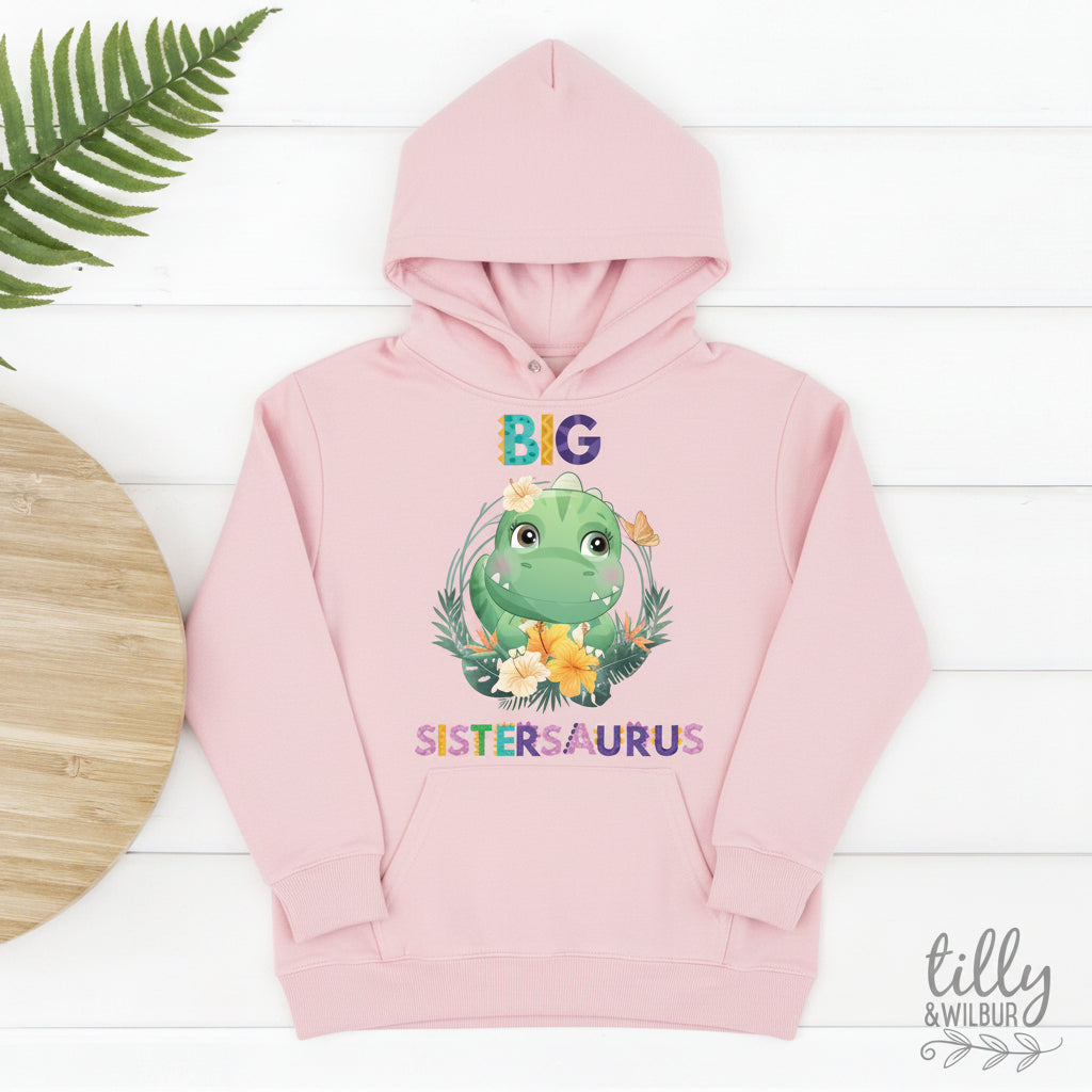 Big Sistersaurus T-Shirt - Big Sister Dinosaur Tee