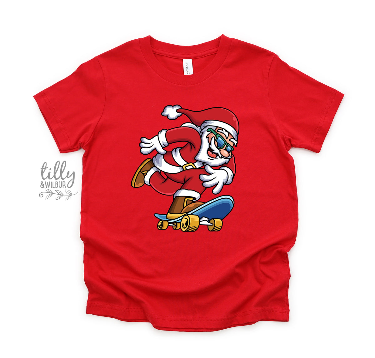 *MORE COLOURS AVAILABLE* Santa Skateboard