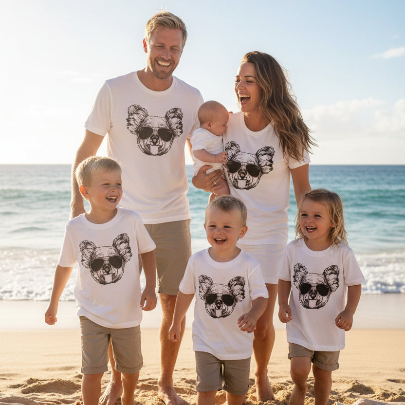 Cool Koala Baby Bodysuit - Aussie Animal Range Also In Kids & Adult Tees