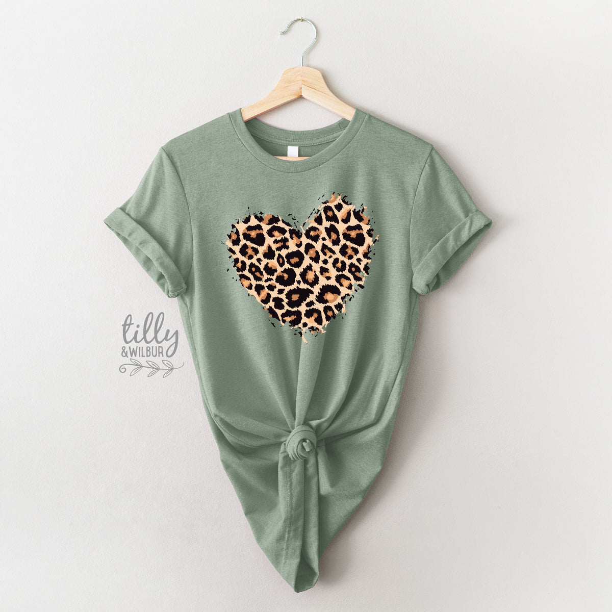 Leopard Print Heart