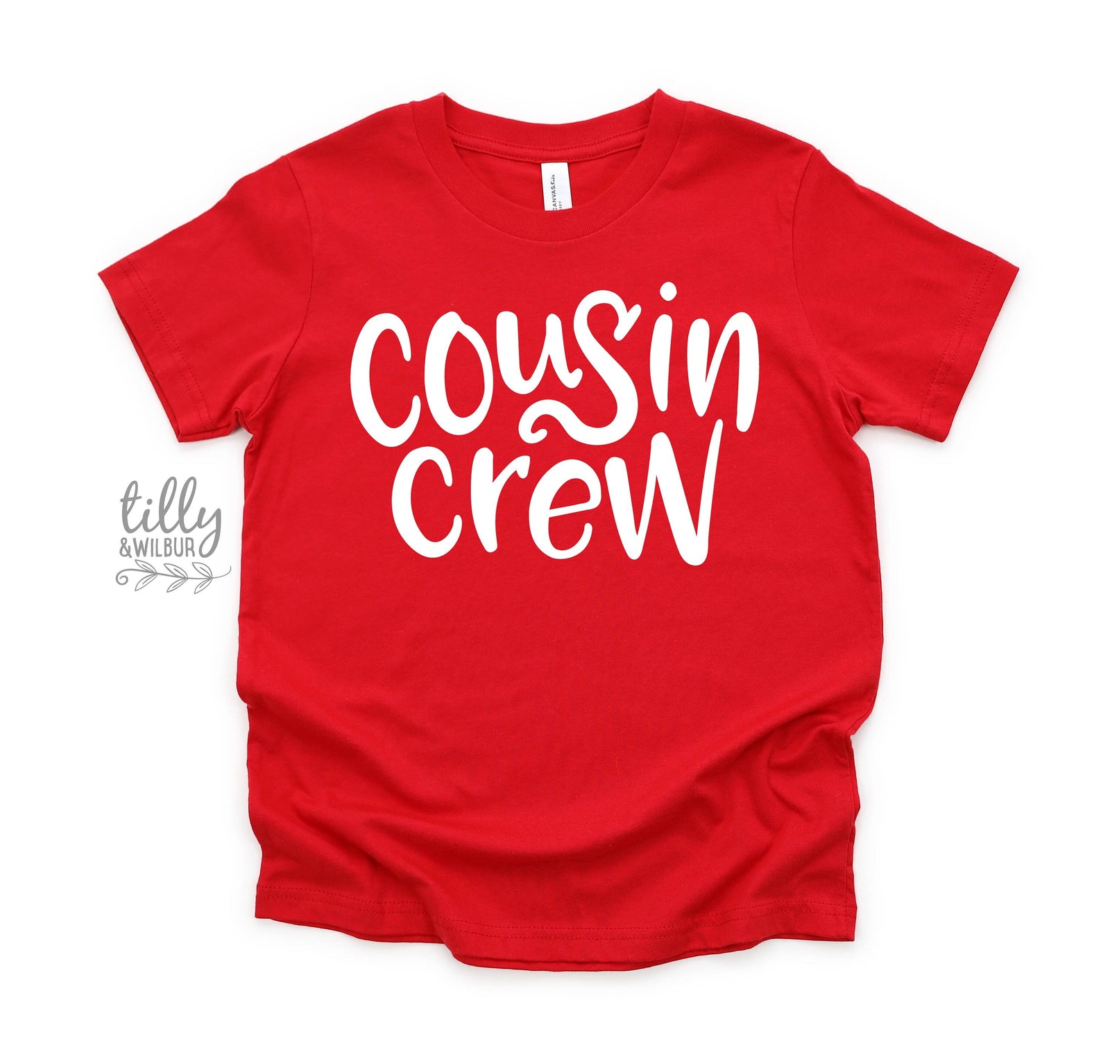Cousin Crew White Print (MORE COLOURS & STYLES)