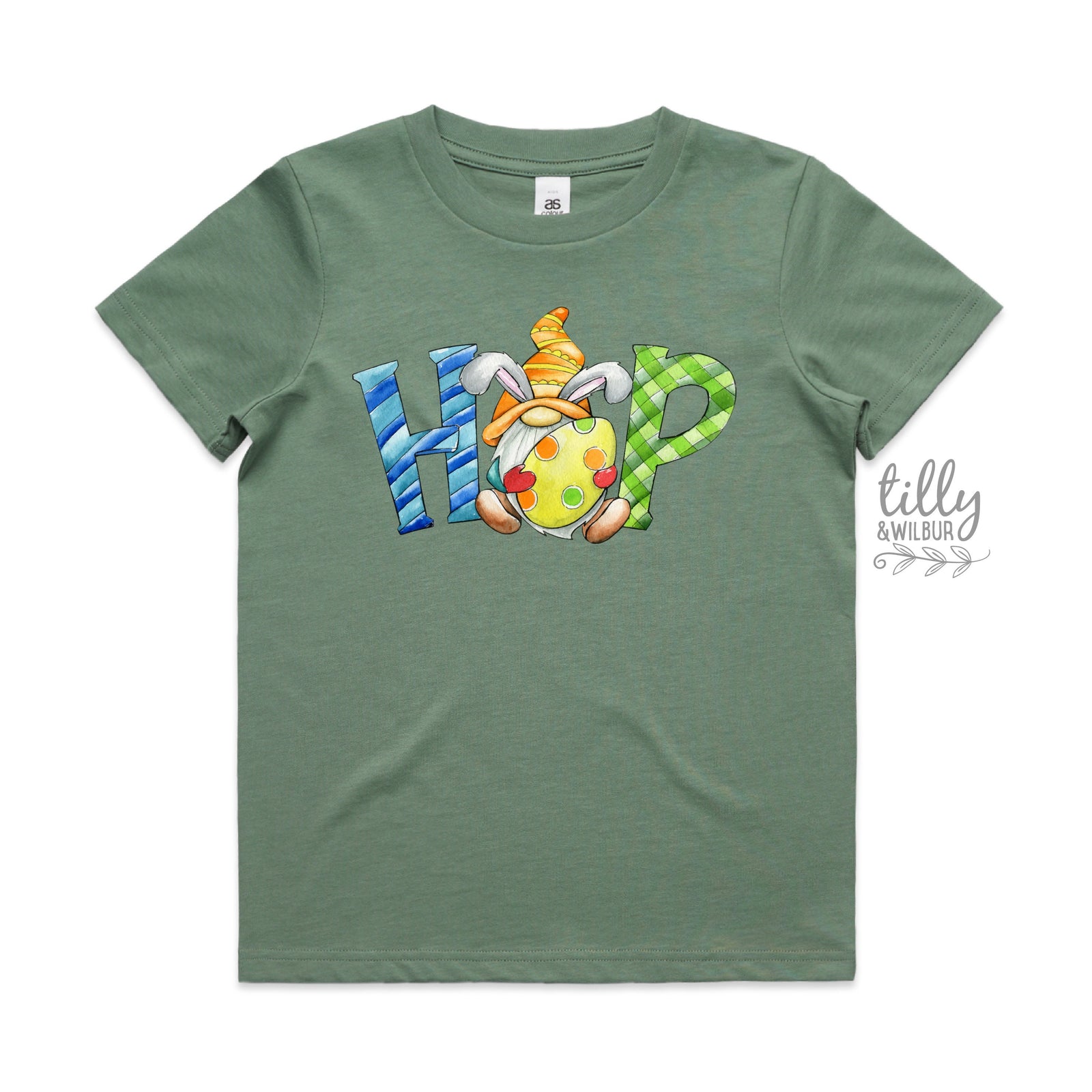 HOP Easter Gnome Shirt | Kids Easter Shirt | Easter Egg Hunt Shirt | Baby Toddler Easter Outfit Australia
