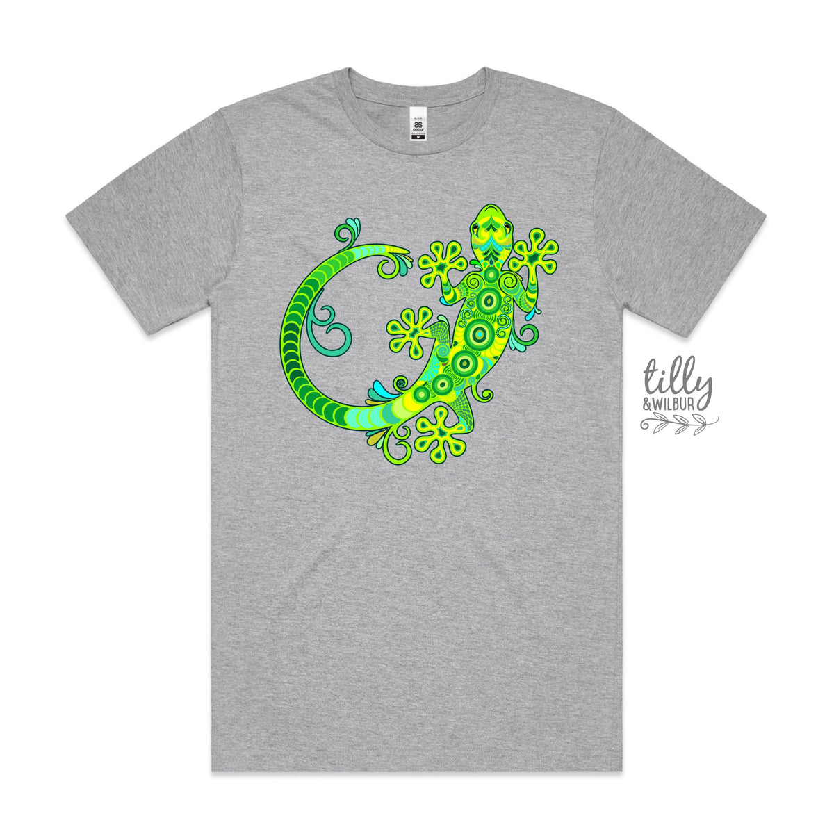 Gecko T-Shirt - Vibrant Decorative Gecko Tee