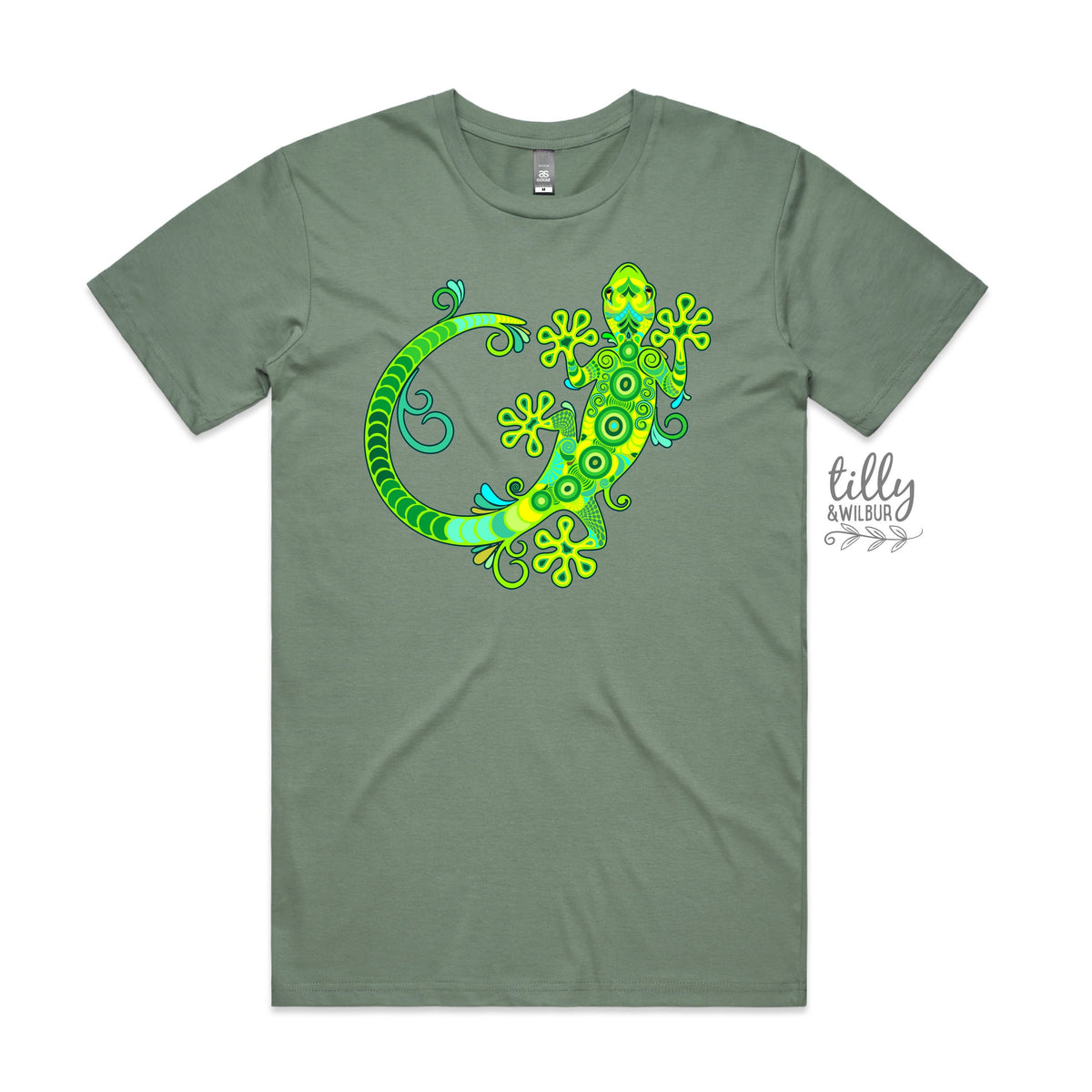 Gecko T-Shirt - Vibrant Decorative Gecko Tee