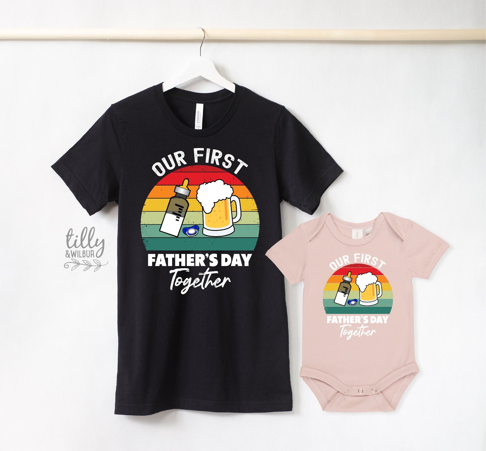 Our First Father's Day Together Matching Outfits (MORE COLOURS &STYLES)