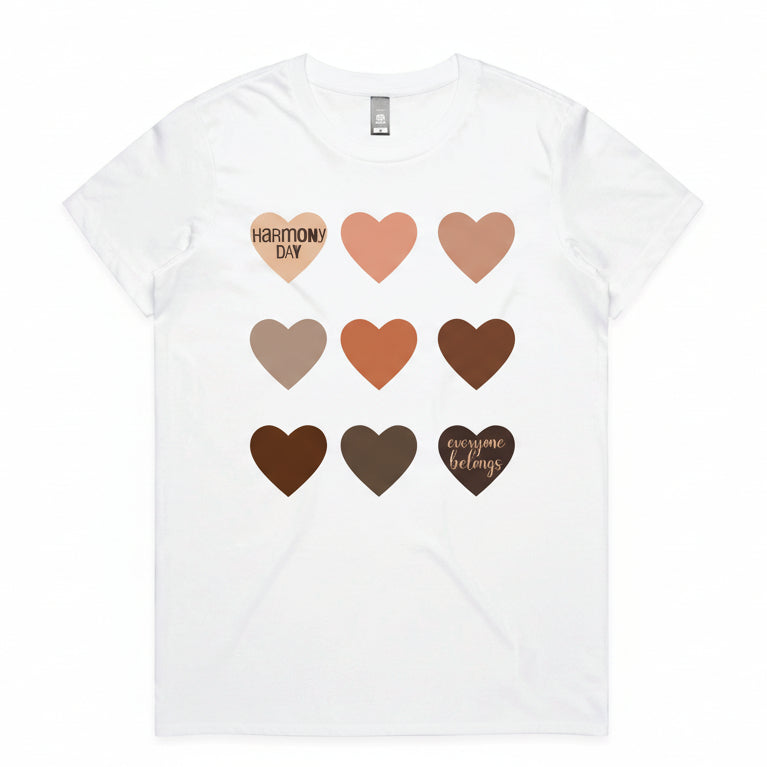 Harmony Day Hearts MORE COLOURS &amp; STYLES