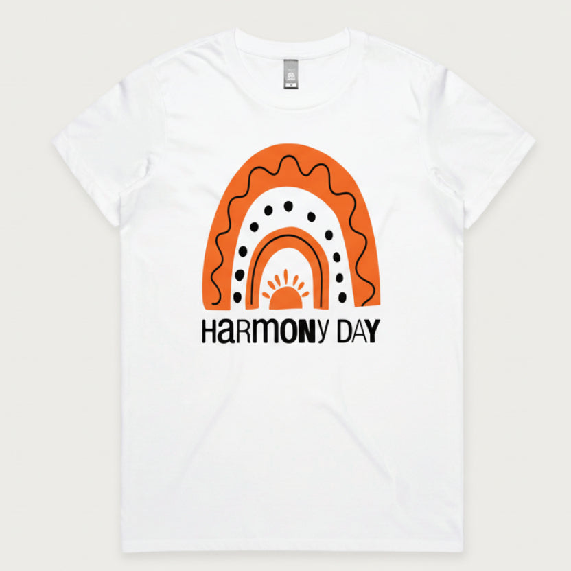 Harmony Day Rainbow | Black Text