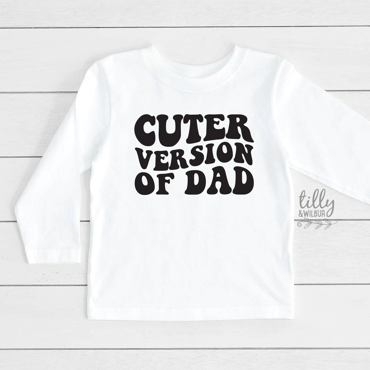 Cuter Version of Dad kids' tee