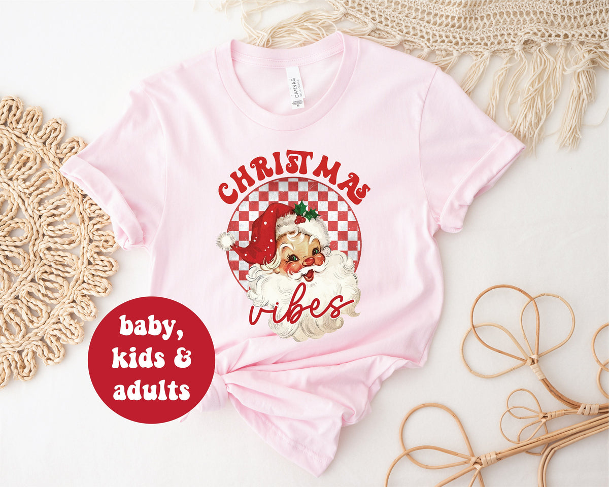*MORE COLOURS AVAILABLE* Christmas Vibes T-Shirt Red
