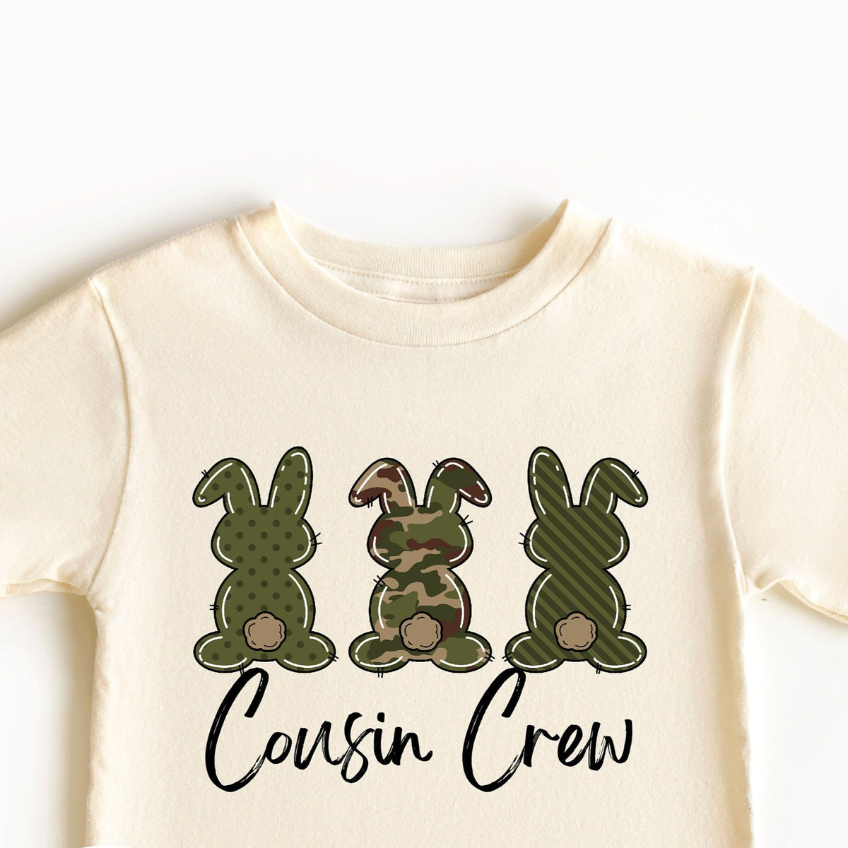Camo Cousin Crew Easter Shirt | Matching Cousin Easter Outfits | Camouflage Bunny Easter Shirt | Cousin Crew Matching Shirts