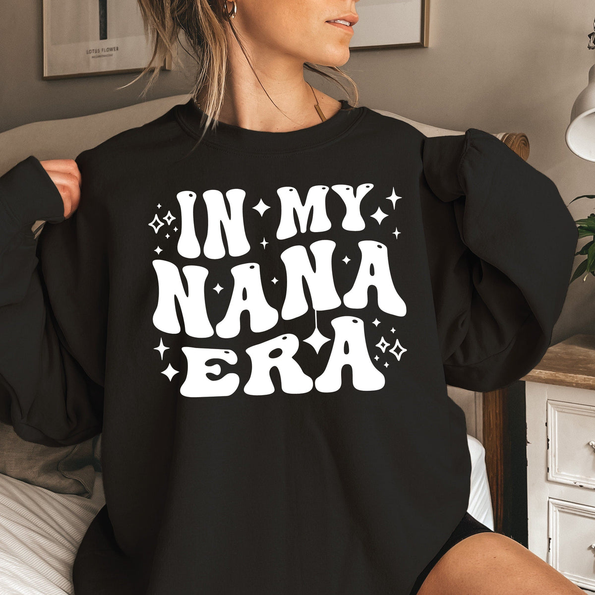 In My Nana Era Jumper, Funny Nana Gift, Grandma Gift, Mum Life Jumper, Nana Gift, Mother&#39;s Day Gift, Nana Sweatshirt,