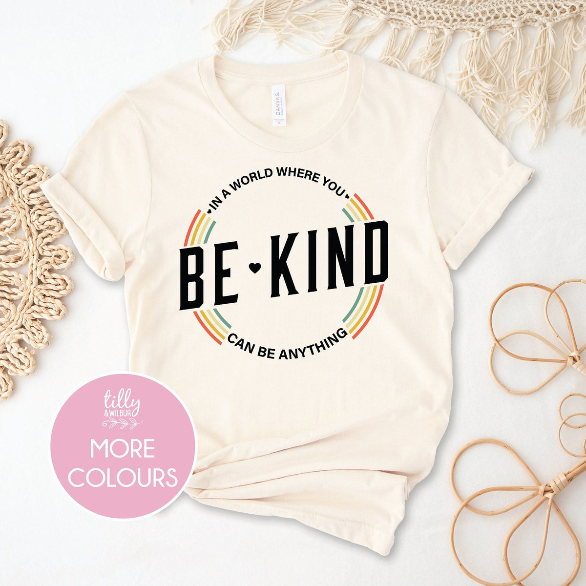 In A World Where You Can Be Anything Be Kind T-Shirt, Mens And Womens Sizing, Be Kind T-Shirt, Kindness Matters, Inspirational Clothing