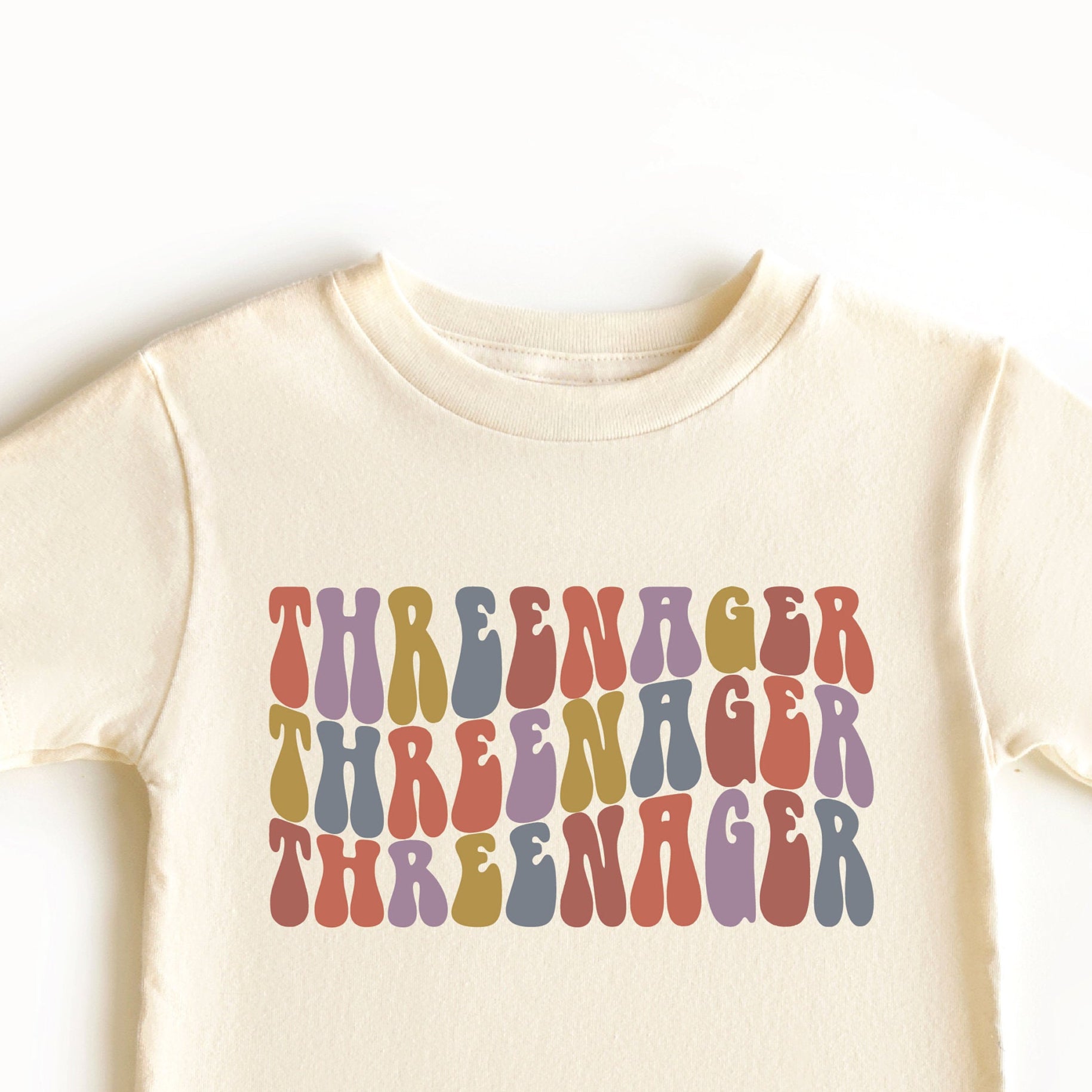 3rd Birthday T-Shirt, Threenager T-Shirt, Third Birthday T-Shirt, 3rd Birthday Gift, Third Birthday Outfit, Young Wild And Three, I Am Three