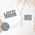 Mama & Me, Mama T-Shirt, Mini Bodysuit, Mama And Mama's Mini Matching Outfits, Our First Mother's Day, Mother Daughter, Mother Son Gift