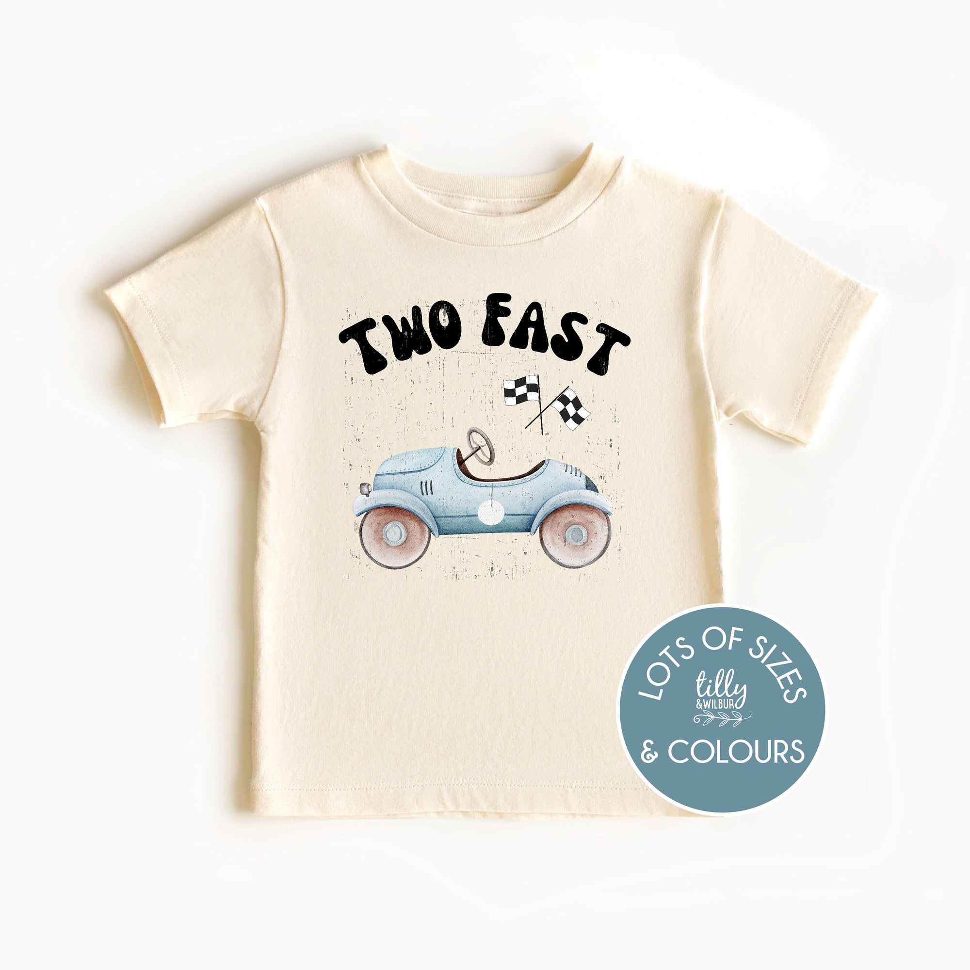 Two Fast T-Shirt, Personalised Two Fast T-Shirt, 2nd Birthday T-Shirt, Second Birthday, Two Birthday Gift, 2nd Birthday, 2 Birthday T-Shirt