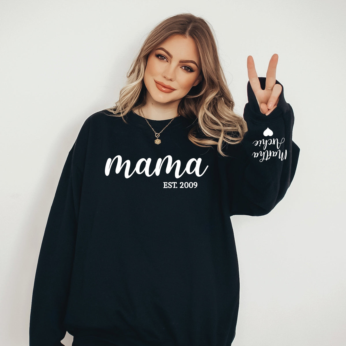 Mama Jumper, Mother&#39;s Day Jumper, Personalised Sweatshirt, Gift for Mum, Custom Mama Sweatshirt, Custom Mama Jumper, Mama Sweatshirt
