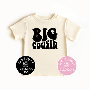 Big Cousin T-Shirt, I'm Going To Be A Big Cousin TShirt, Pregnancy Announcement, Big Cousin Shirt, Cousin Gift, Big Cuz, Matching Girls Boys