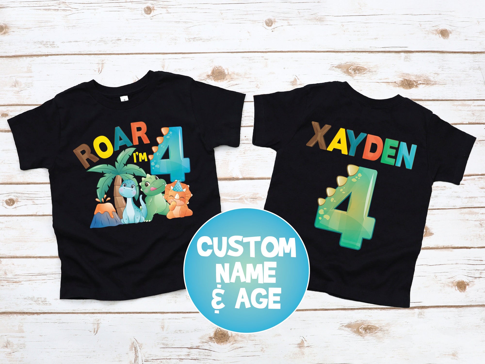 Personalised Birthday T-Shirt, Personalised Dinosaur T-Shirt, Custom Birthday T-Shirt, Dinosaur Theme, Dinosaur Party, Dinosaur Cake Smash