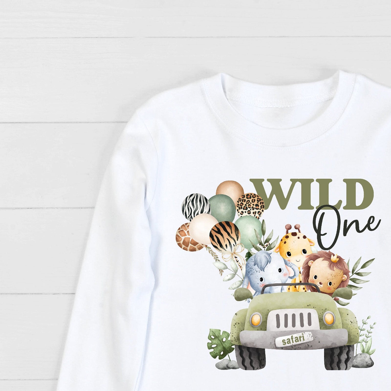 Wild One Birthday T-Shirt – Safari First Birthday Tee