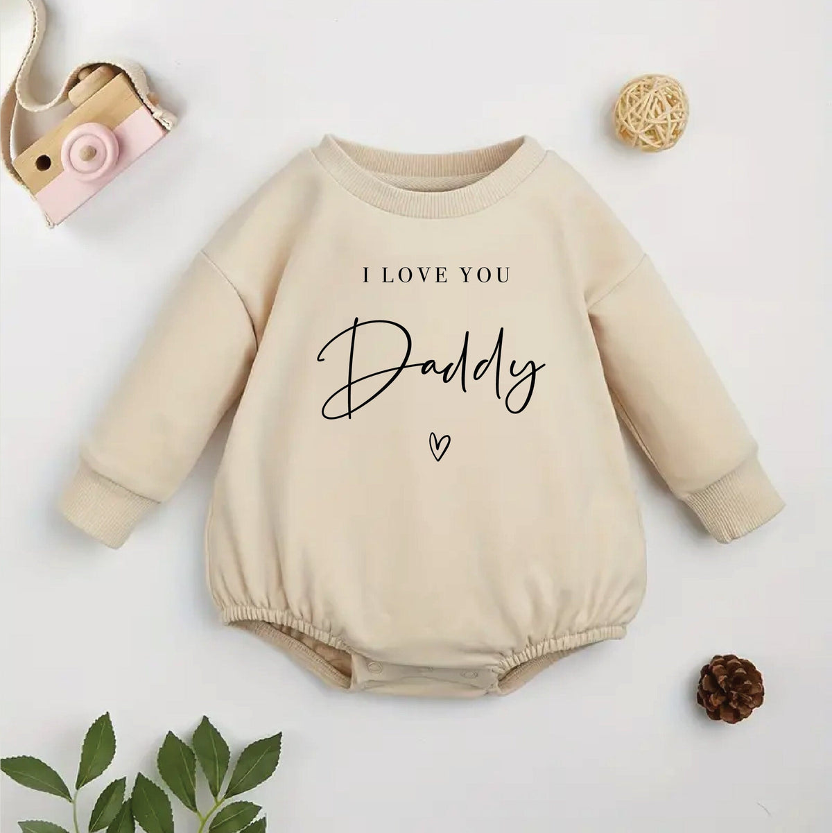 I Love You Daddy Bodysuit, Our First Father&#39;s Day 2024 Baby Bodysuit, I Love My Daddy Romper, Happy Father&#39;s Day, 1st Fathers Day Baby Gift