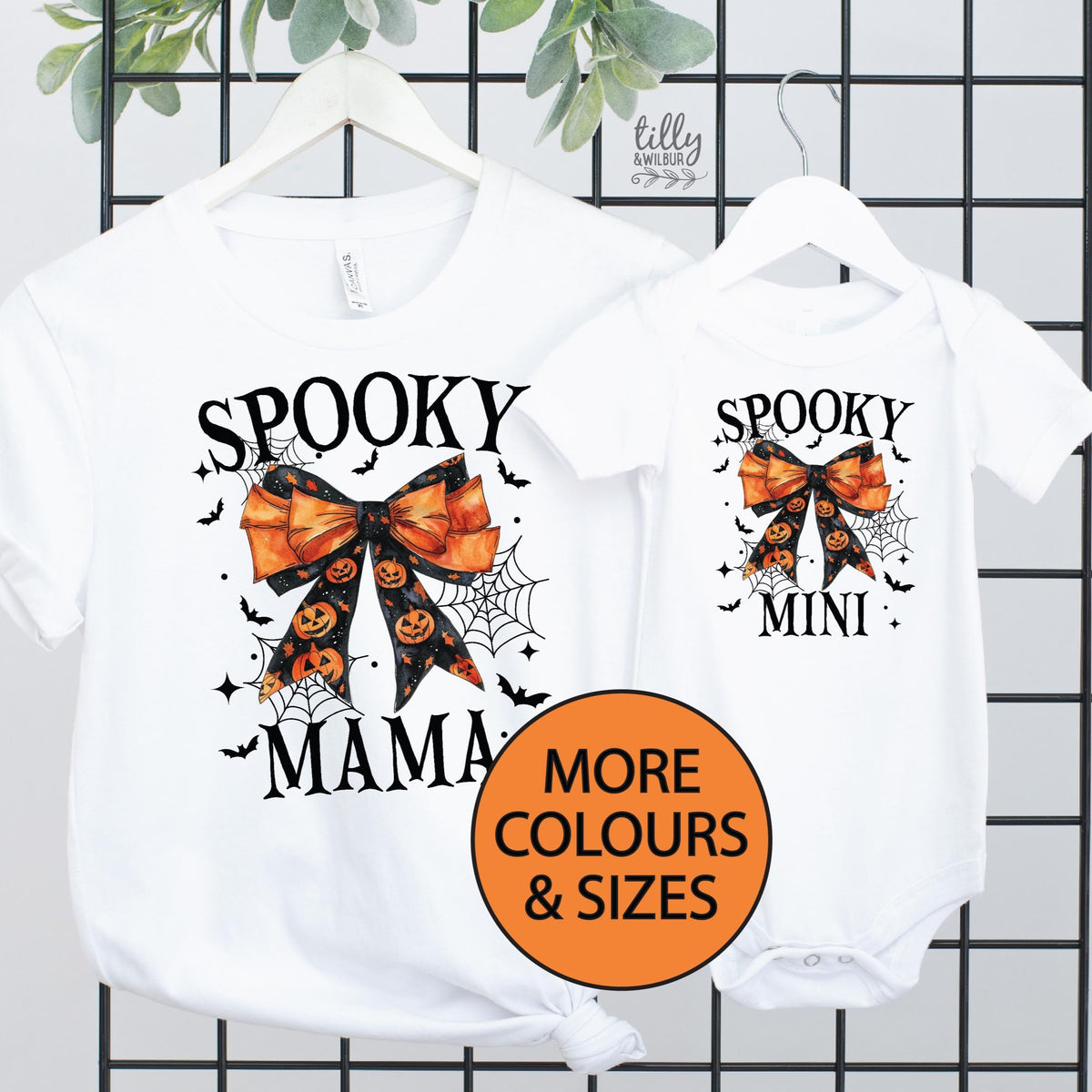 Spooky Mama And Spooky Mini Matching Outfits, Mama Mini, Matching Mama Mini Halloween, Coquette Halloween, Spooky Season, Retro Halloween