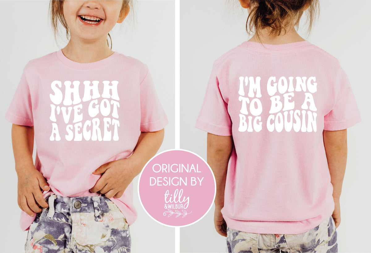 Shhh I've Got A Secret, I'm Going To Be A Big Cousin