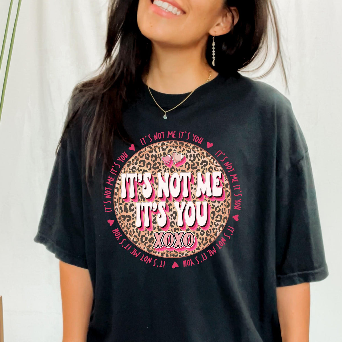 It&#39;s Not Me T-Shirt, Valentine&#39;s Day T-Shirt, Hearts T-Shirt, Valentine&#39;s T-Shirt, Funny Women&#39;s T-Shirt, Love, Galantine&#39;s Tee