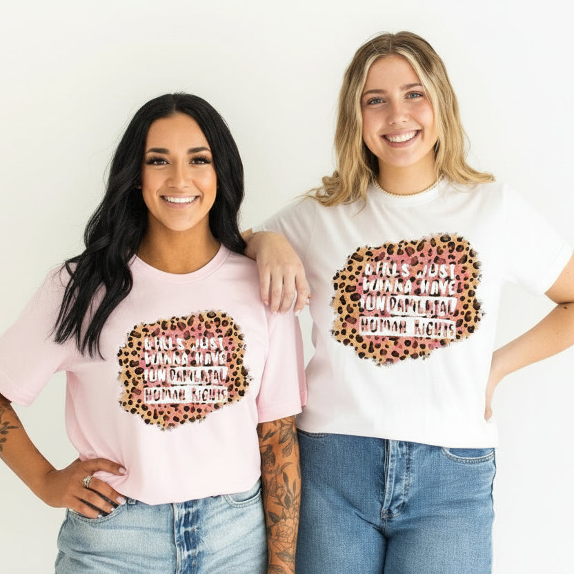 Girls Leopard Print, International Women's Day t-shirt, Women's Day, International Women's Day, Fashion Women's T-Shirt, Fundamental Rights