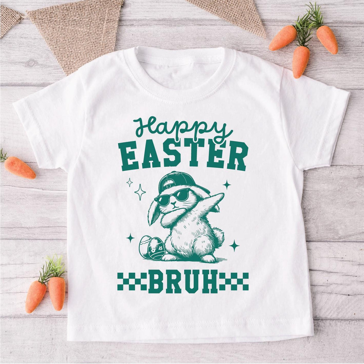 Happy Easter Bruh T-Shirt, Retro Easter Shirt Design, Bunny Dabbing, Kids Easter, Happy Easter T-Shirt, Easter Gift, Easter Egg Hunt T-Shirt