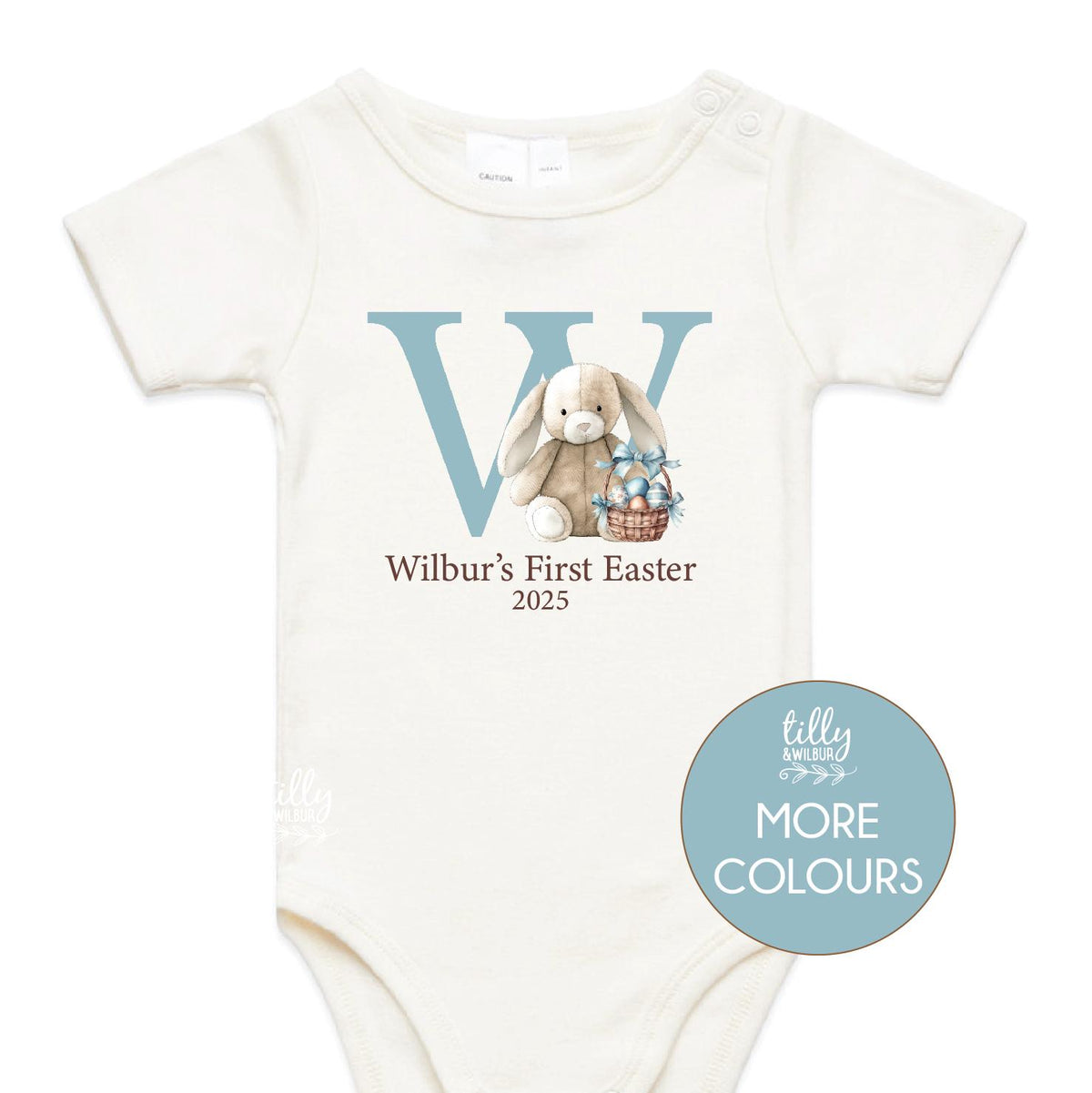 Personalised 1st Easter Baby Bodysuit, Custom Easter Bodysuit, My First Easter Bodysuit, My 1st Easter Outfit, Easter Baby Gift , Easter