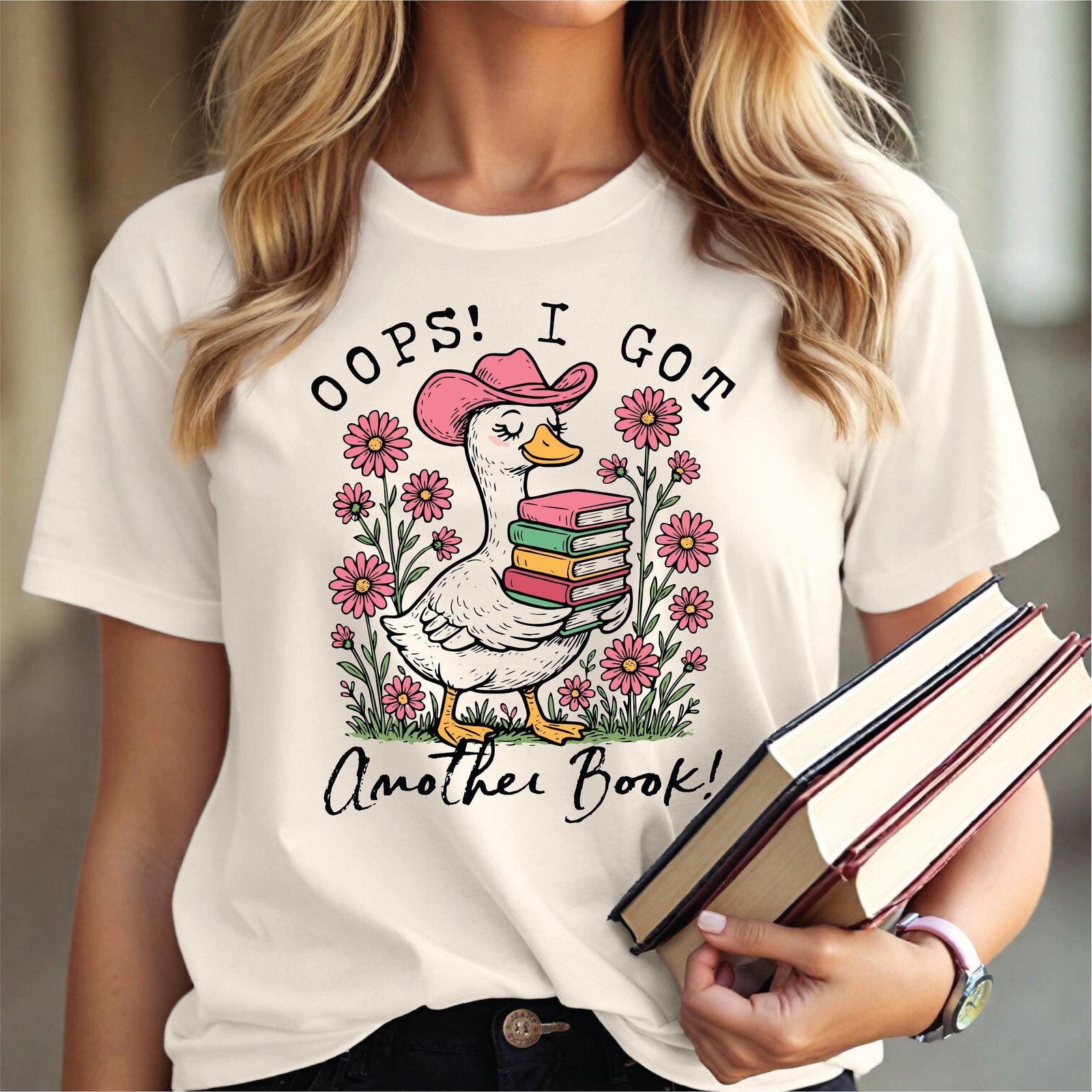 Oops I Got Another Book T-Shirt - Funny Book Lover Tee