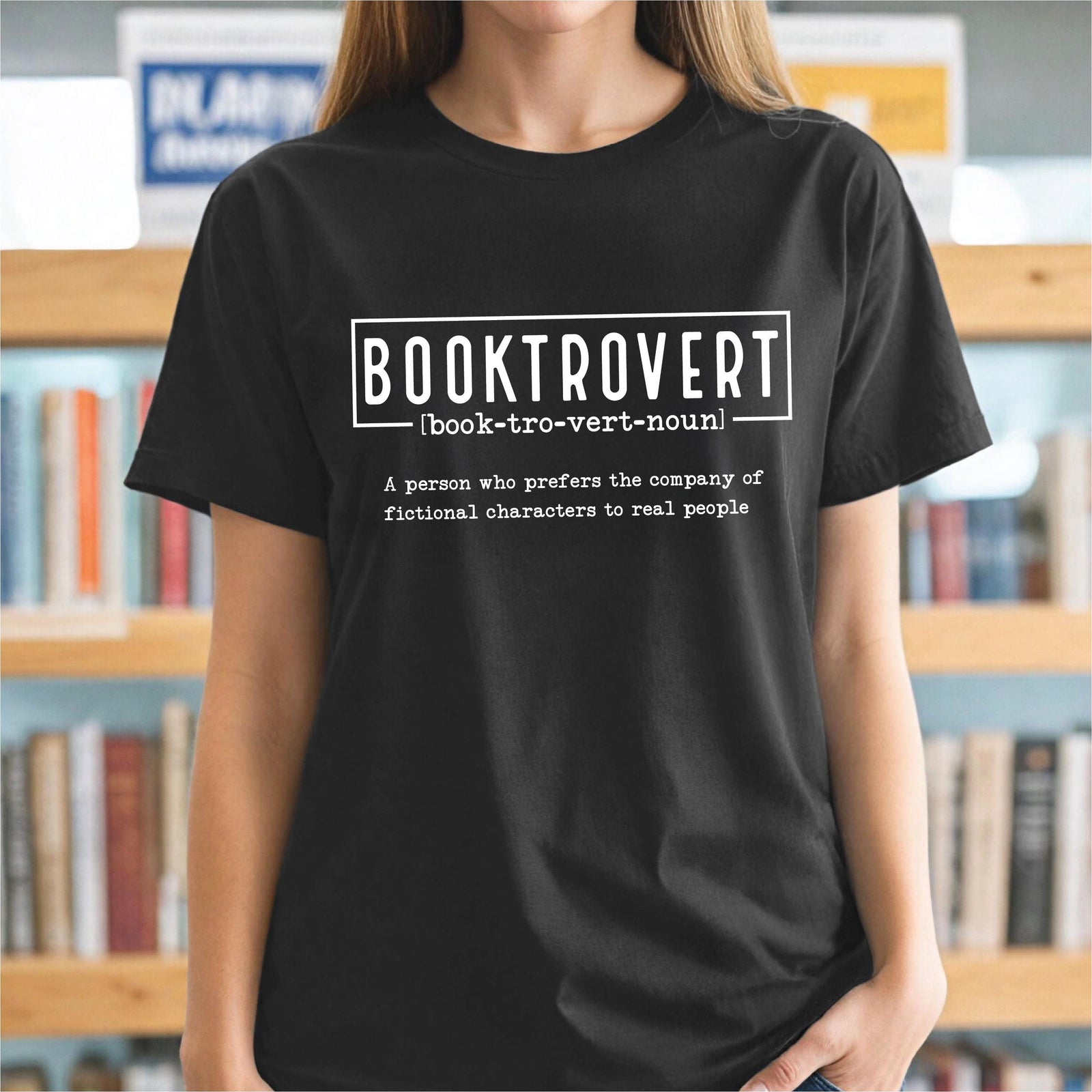 Booktrovert T-Shirt - Funny Book Lover Tee