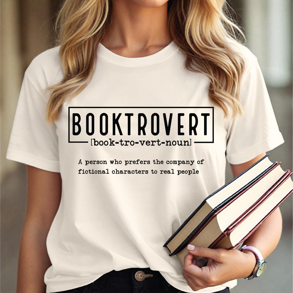 Booktrovert T-Shirt - Funny Book Lover Tee