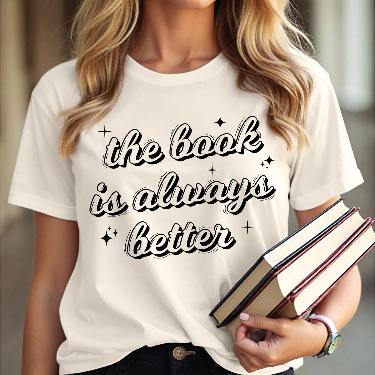 The Book Is Always Better T-Shirt, Book Week T-Shirt, Book Lover T-Shirt, My Reading T-Shirt, Librarian T-Shirt, Teacher Book Week T-Shirt