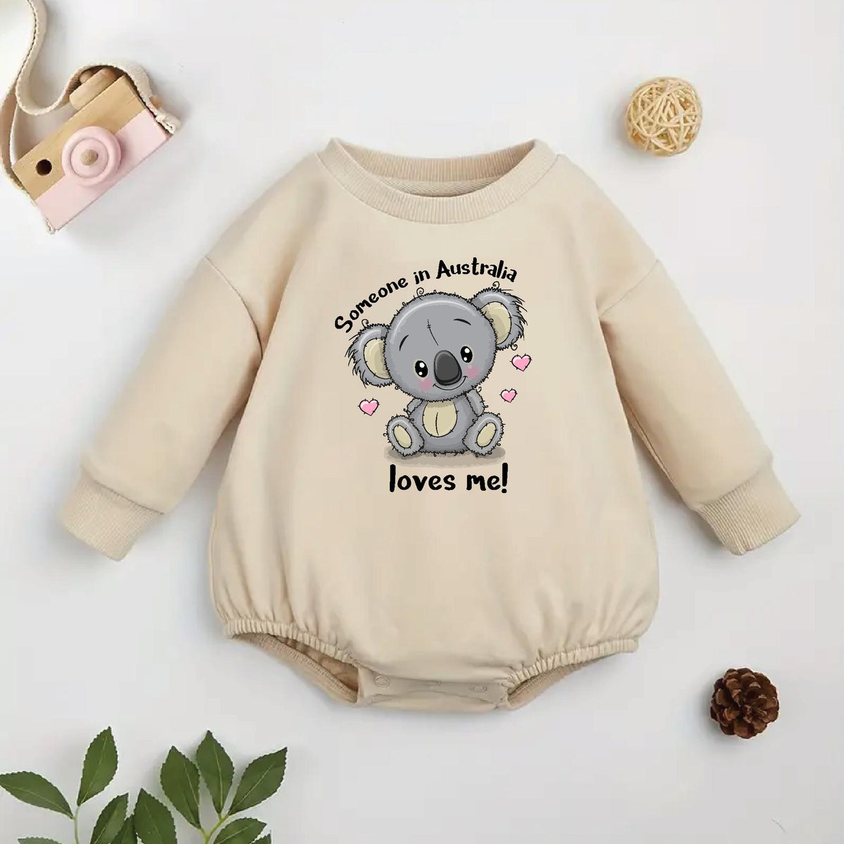 Someone In Australia Loves Me, Australia Baby Gift, Australiana Gift, Koala Baby Gift, Aussie Overseas Gift, Newborn Baby Gift, Baby Shower