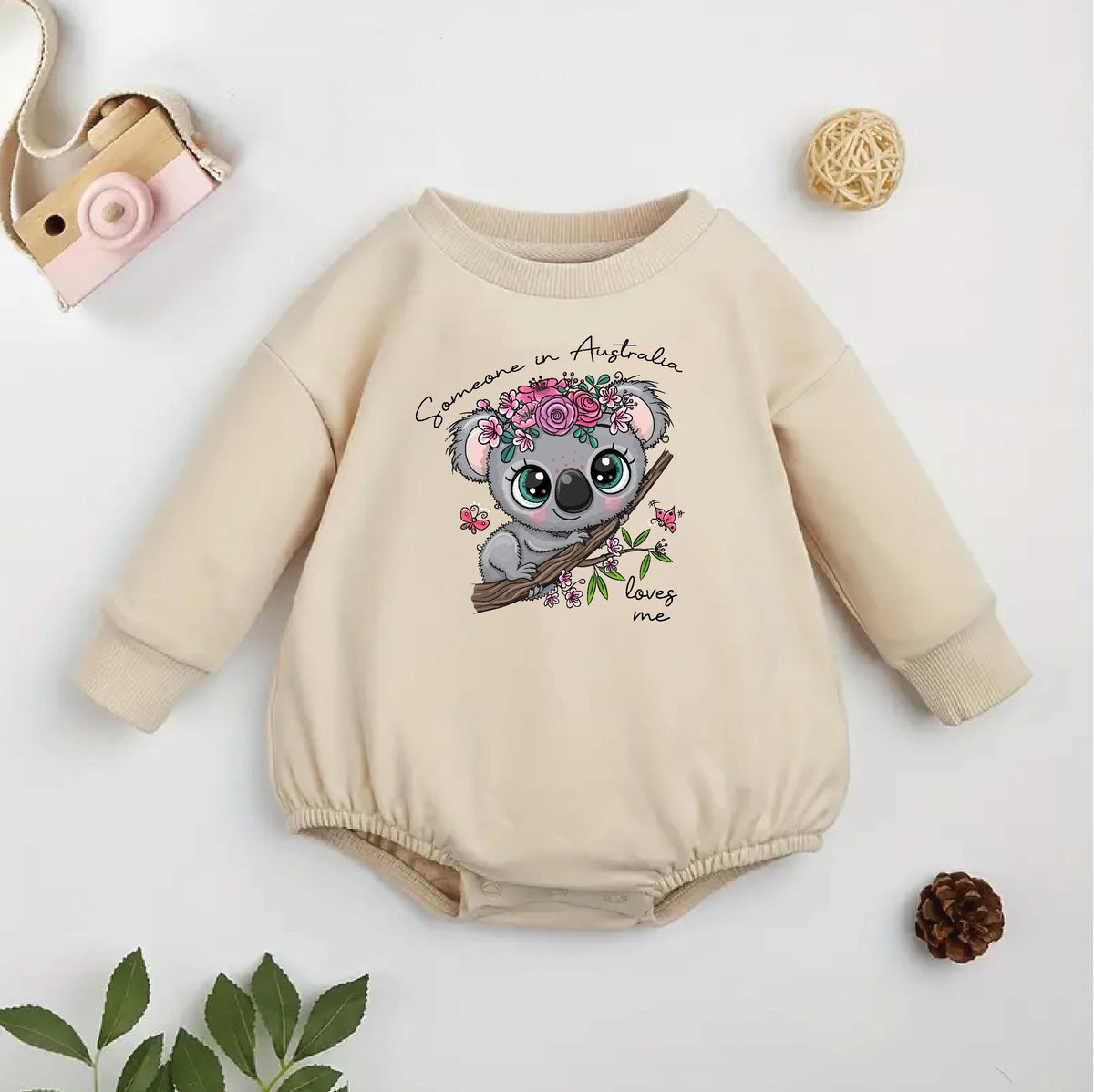 Someone In Australia Loves Me, Australia Baby Gift, Australiana Gift, Koala Baby Gift, Aussie Overseas Gift, Newborn Baby Gift, Baby Shower