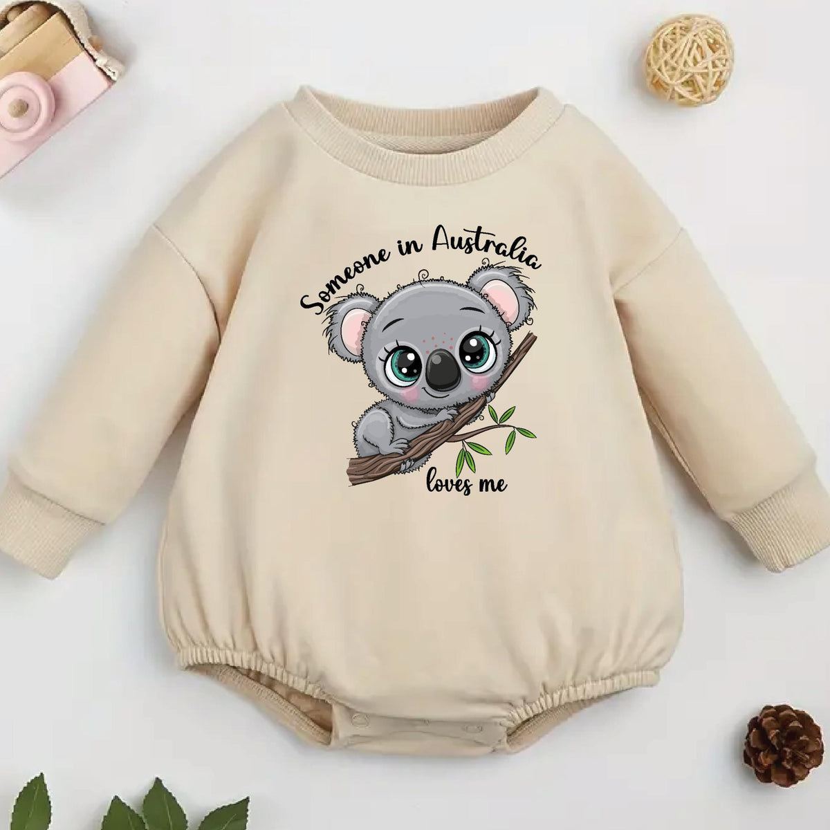Someone In Australia Loves Me, Australia Baby Gift, Australiana Gift, Koala Baby Gift, Aussie Overseas Gift, Newborn Baby Gift, Baby Shower