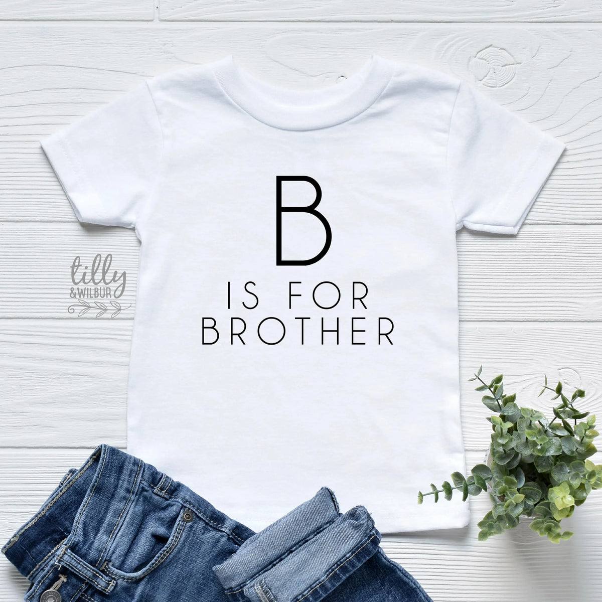 B Is For Brother T-Shirt - Brother Kids Tee
