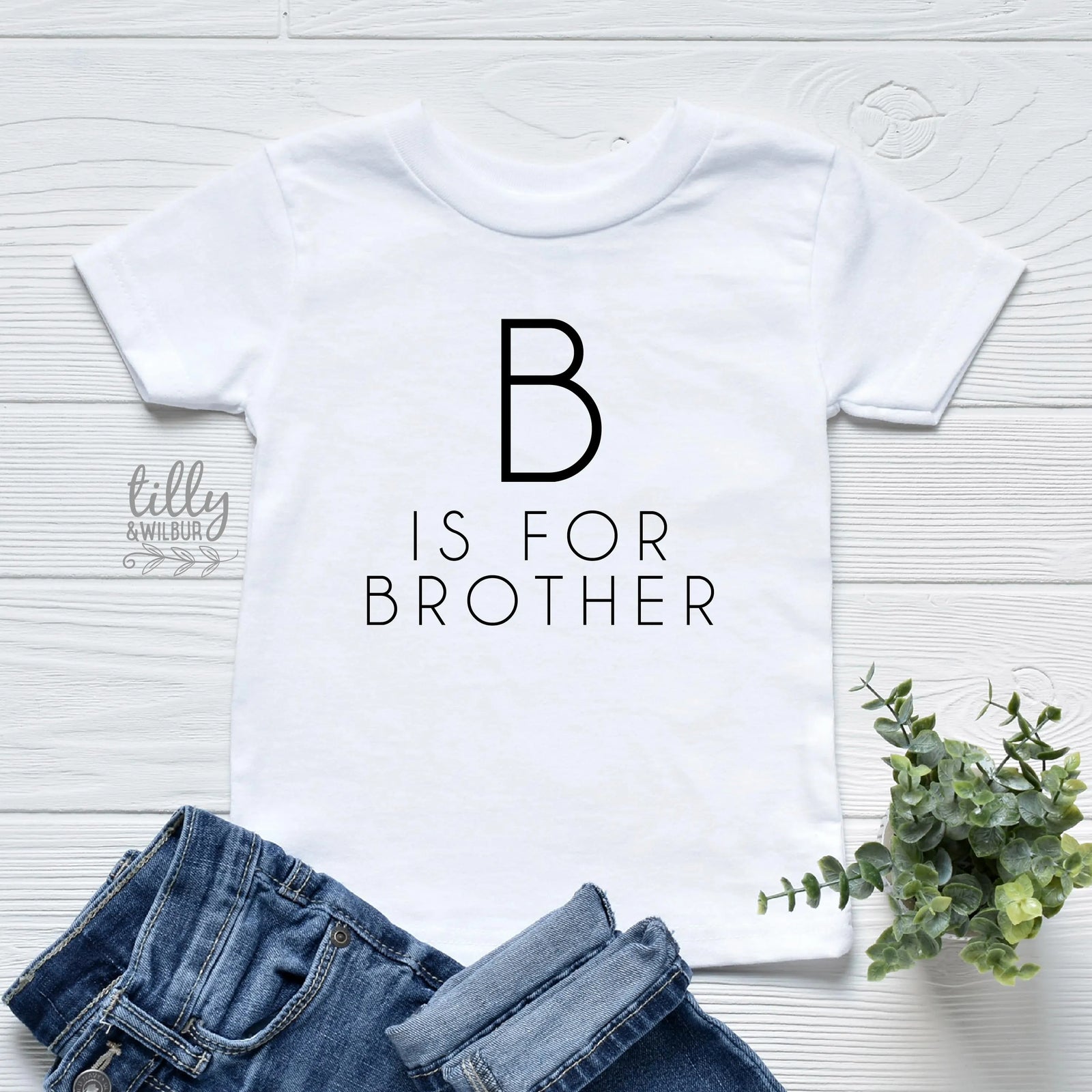 B Is For Brother T-Shirt - Brother Kids Tee
