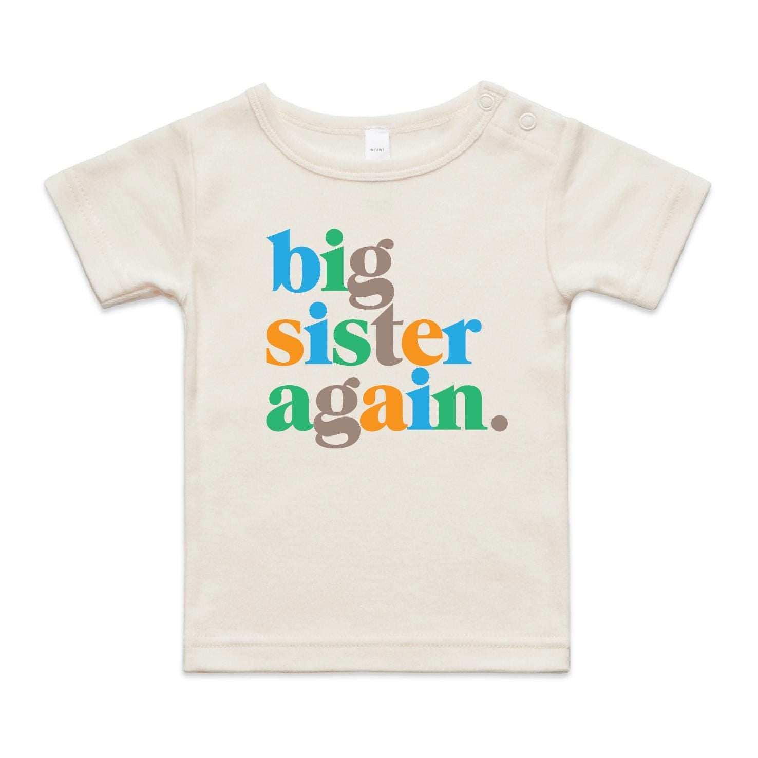 Big Sister Again T-Shirt, More Colours, I'm Going To Be A Big Sister Again T-Shirt, Pregnancy Announcement