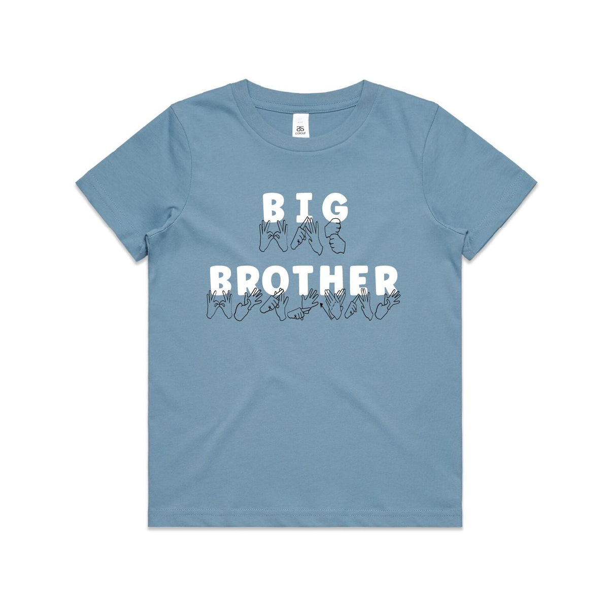 Auslan Big Brother T-Shirt | More Colours | Sign Language Sibling Tee | ASL Inspired Pregnancy Announcement