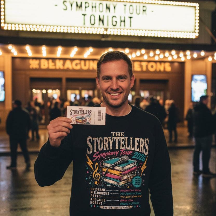 The Storytellers Symphony Tour T-Shirt - Book Week 2026 Tee