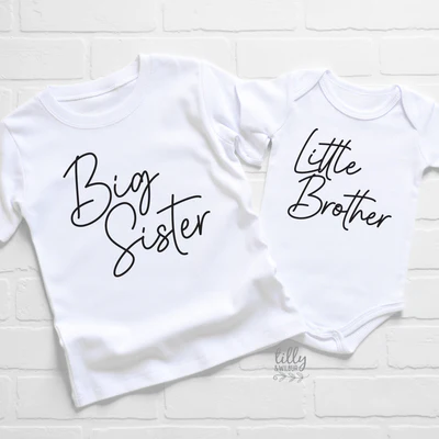 Big and Little Sibling Matching Outfits- Choose your Garment colour!